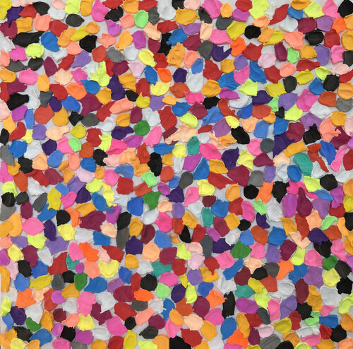Vibrant Euphoria abstract sculpture painting von Sasha Robinson, Malerei kaufen auf Singulart