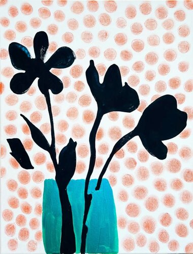 Minimalist Flower di Sasha Robinson, Pittura in vendita su Singulart