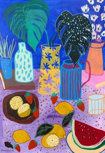 Bold Pastel Still Life von Sasha Robinson, Malerei kaufen auf Singulart