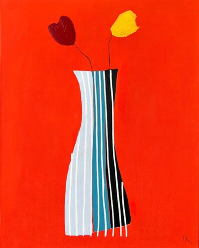 Delicate flowers in bold by Sasha Robinson, Painting for Sale on Singulart