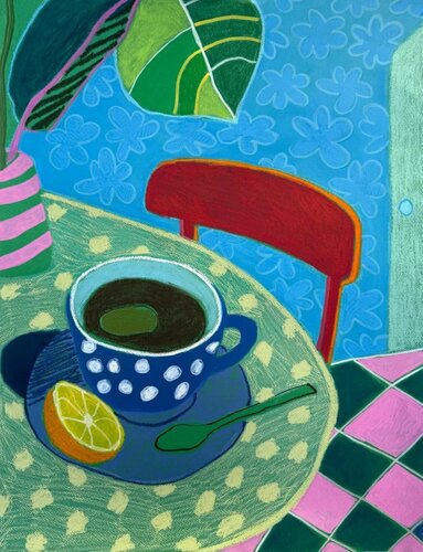 The Quiet Ritual of Tea di Sasha Robinson, Opera su carta in vendita su Singulart