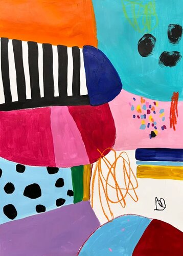 Radiates joy van Sasha Robinson, Schilderij te koop op Singulart