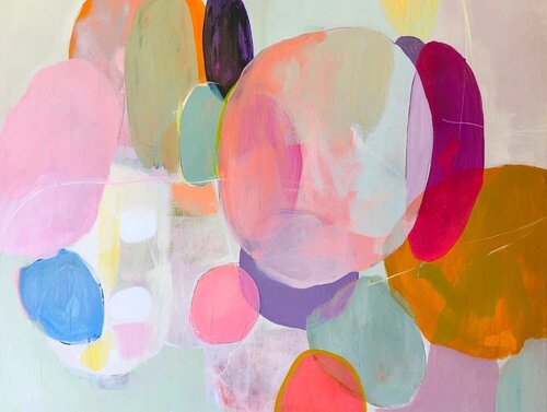Bright fluid composition van Sasha Robinson, Afdruk te koop op Singulart
