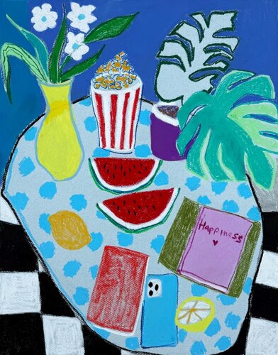 Moments of Summer on a Quiet Table di Sasha Robinson, Opera su carta in vendita su Singulart