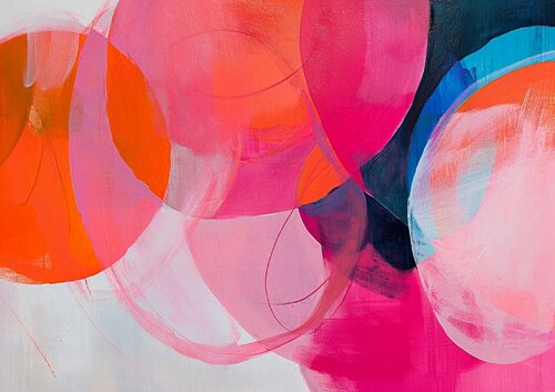 Pink and jellyfish circles Sasha Robinson