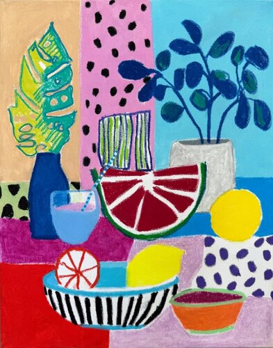 Dance of Fruits and Leaves van Sasha Robinson, Tekening te koop op Singulart