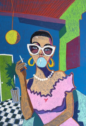 Bubble Break by Sasha Robinson, Work on Paper for Sale on Singulart
