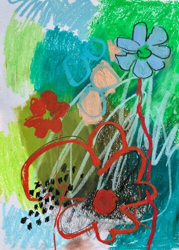 Abstract Floral von Sasha Robinson, Werk auf Papier kaufen auf Singulart