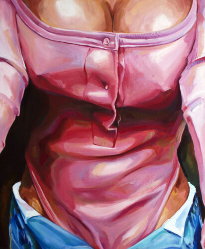 Empress in Fuchsia Silence de Sasha Robinson, Pintura a la venta en Singulart