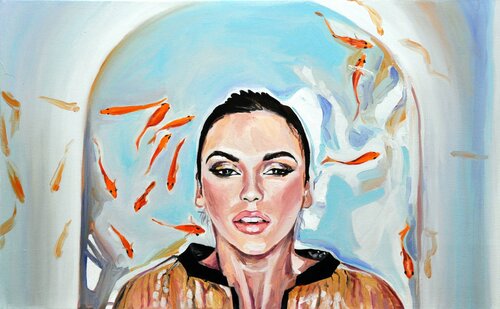Where Colors Remember Her van Sasha Robinson, Schilderij te koop op Singulart