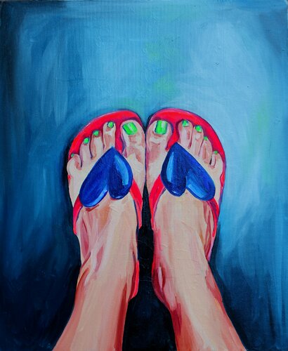 Summer Stroll van Sasha Robinson, Schilderij te koop op Singulart