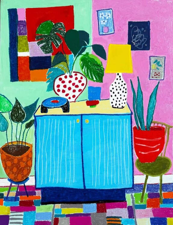 The Blue Cabinet and the Language of Patterns Sasha Robinson