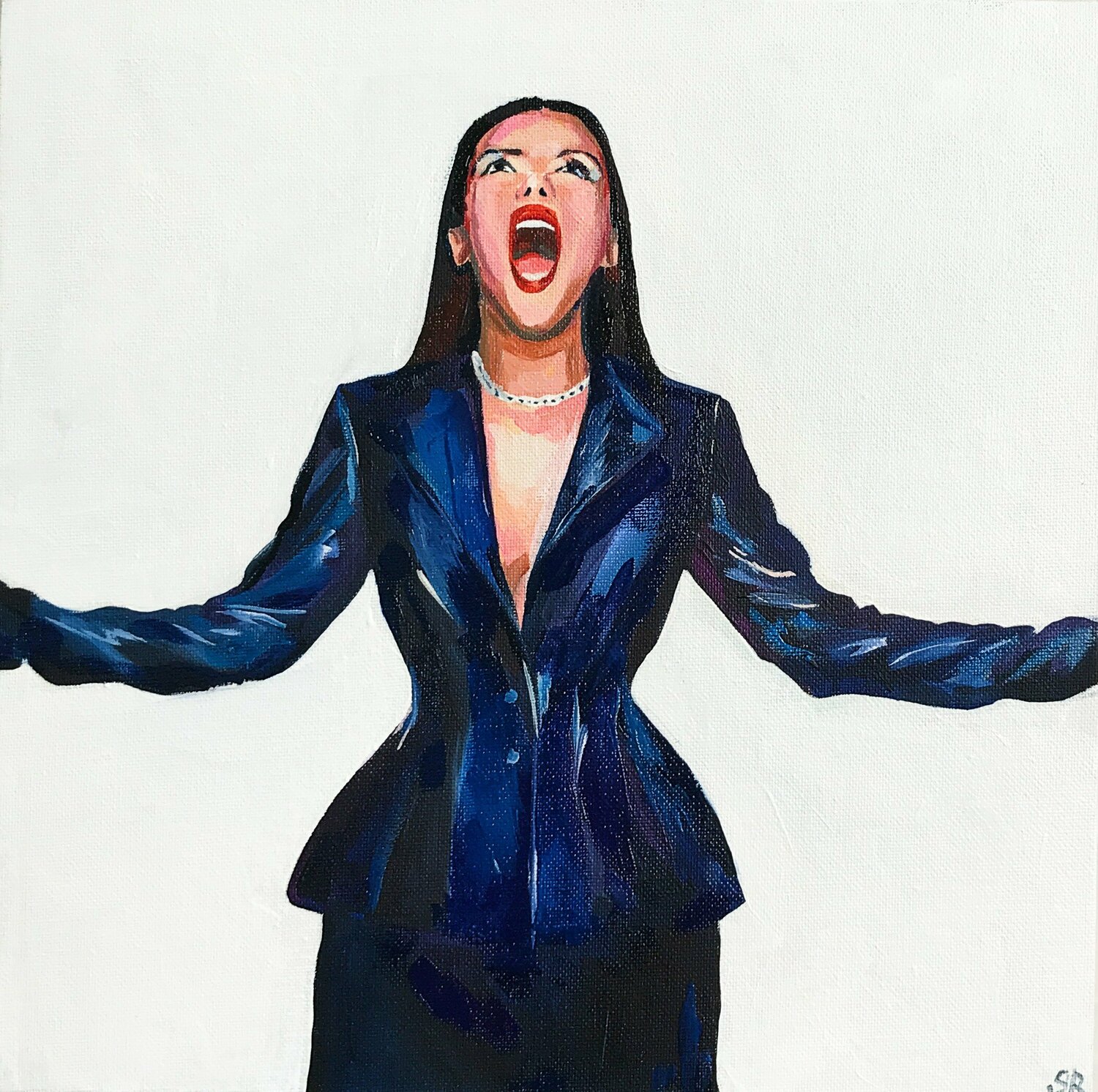The Power of Her Song Sasha Robinson Dipinto originale in vendita