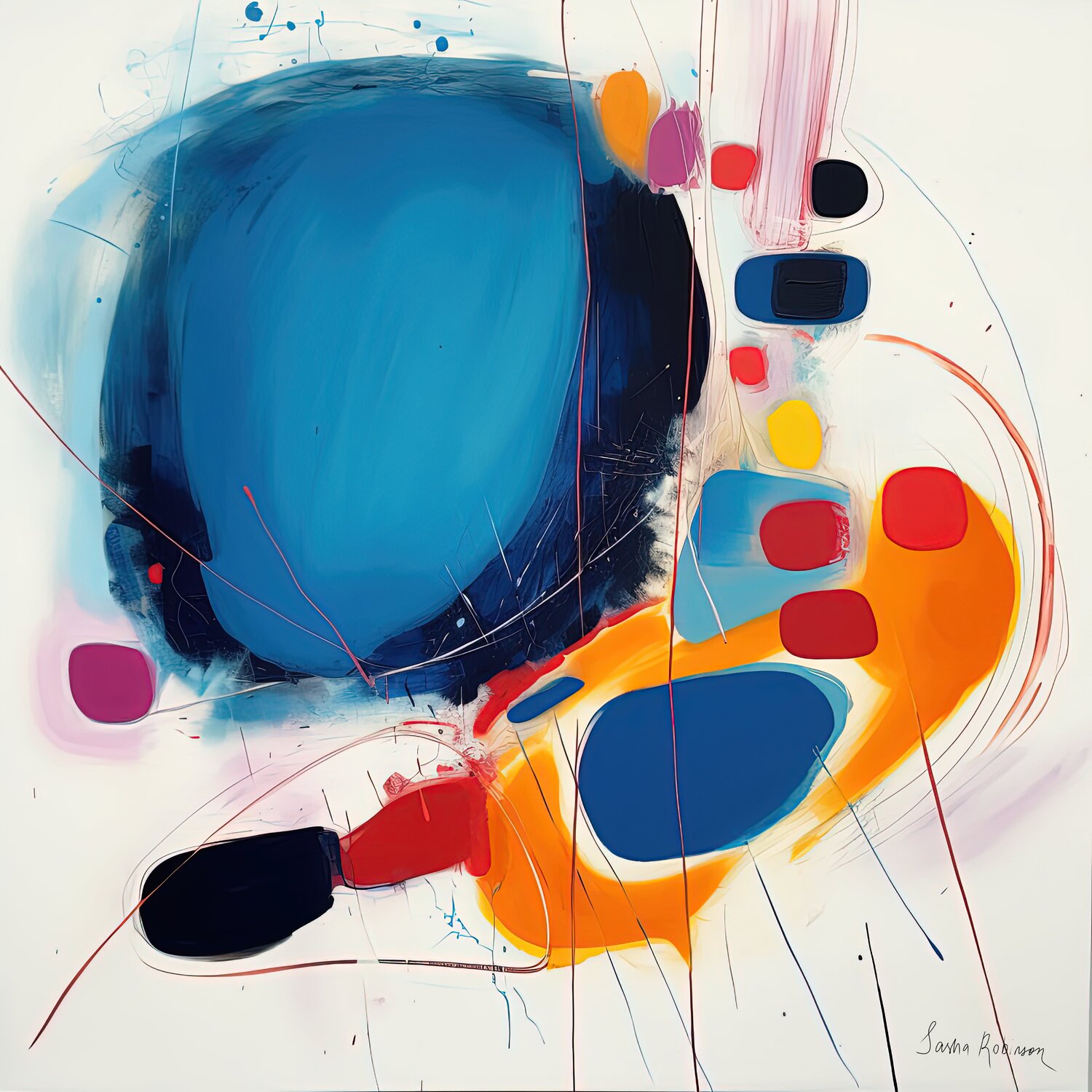 White, teal and yale blue 0412233 Sasha Robinson
