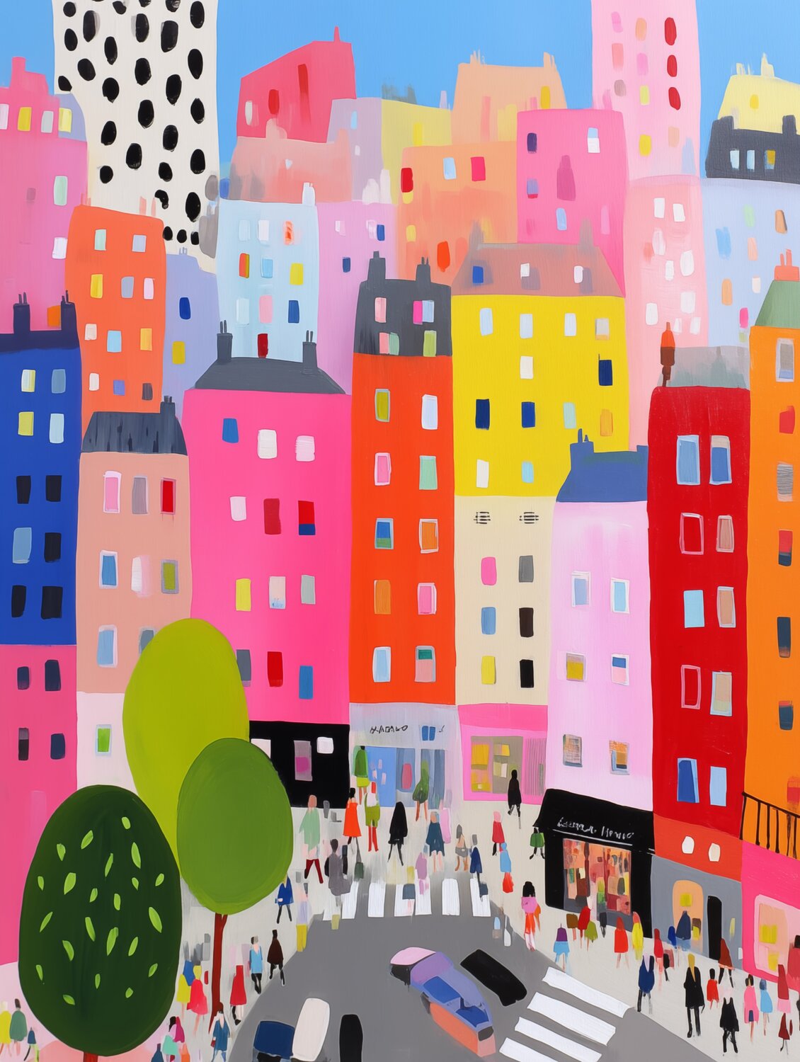 Vibrant Paris Cityscape Sasha Robinson