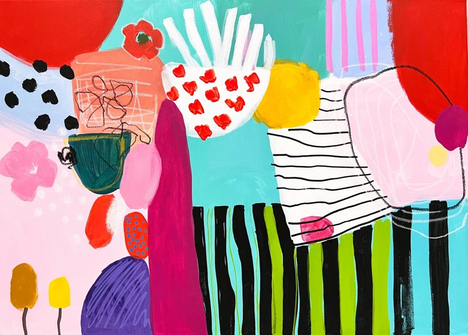 Whimsical shapes and lines Sasha Robinson
