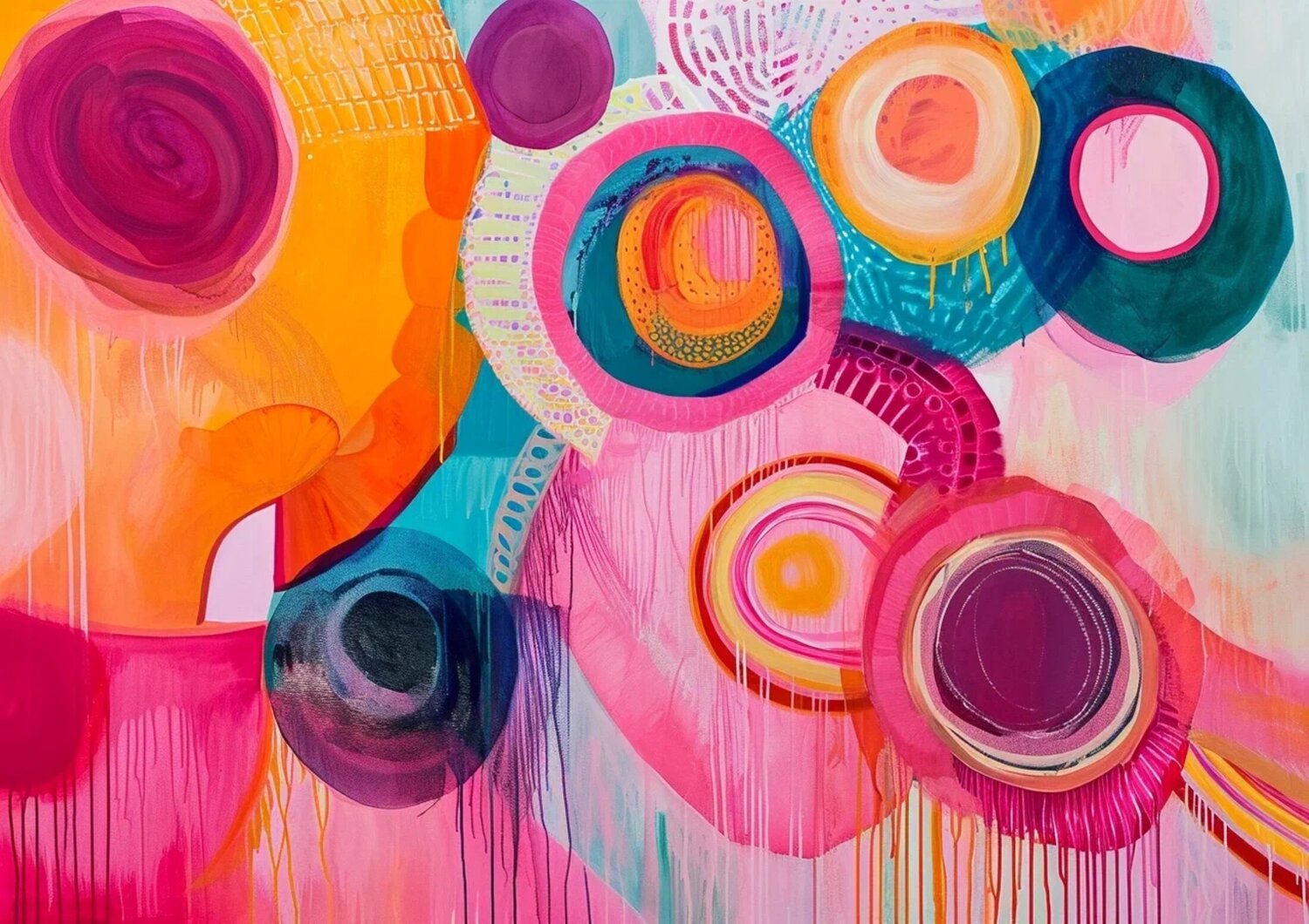 Teal magenta orange Sasha Robinson