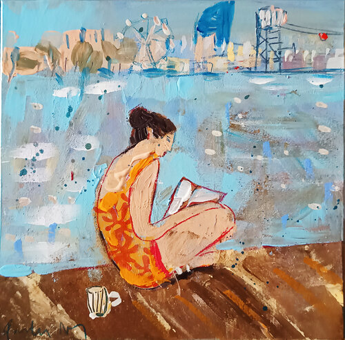 Mi Barcelona by Lourdes Ral, Painting for Sale on Singulart