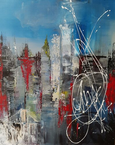 View par Johanna Sanna, Peinture en vente sur Singulart