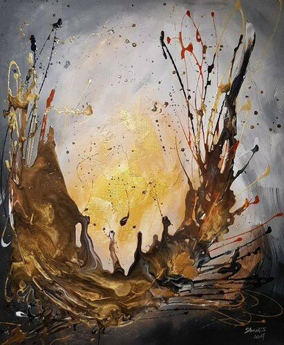 Volcano par Johanna Sanna, Peinture en vente sur Singulart