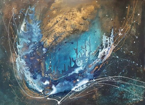 Dragon par Johanna Sanna, Peinture en vente sur Singulart