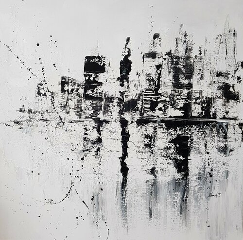 Cityspace van Johanna Sanna, Schilderij te koop op Singulart