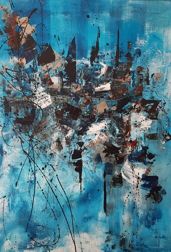 Réflexion by Johanna Sanna, Painting for Sale on Singulart