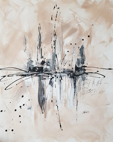 Lost city par Johanna Sanna, Peinture en vente sur Singulart