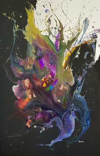 Attraction par Johanna Sanna, Peinture en vente sur Singulart