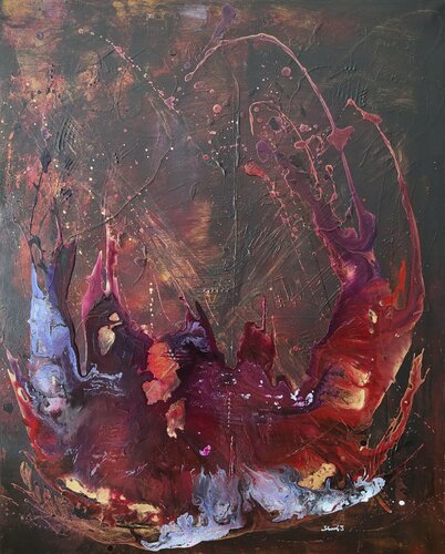 Magma par Johanna Sanna, Peinture en vente sur Singulart