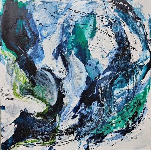 The Lagoon par Johanna Sanna, Peinture en vente sur Singulart