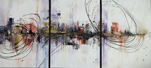 Skyline by Johanna Sanna, Painting for Sale on Singulart