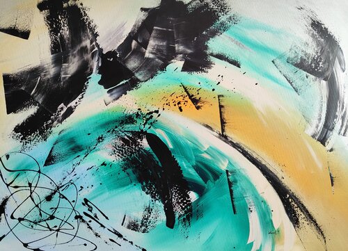Voyageur par Johanna Sanna, Peinture en vente sur Singulart