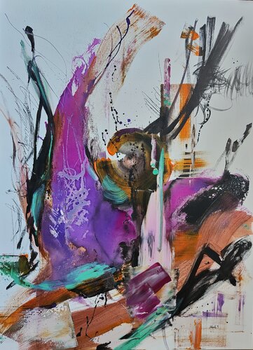 Cinématique par Johanna Sanna, Peinture en vente sur Singulart