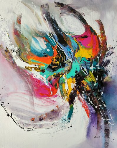 Vibration par Johanna Sanna, Peinture en vente sur Singulart