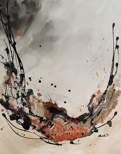 Cosmique par Johanna Sanna, Peinture en vente sur Singulart