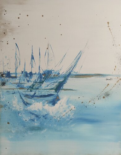 Vogue des rêves par Johanna Sanna, Peinture en vente sur Singulart