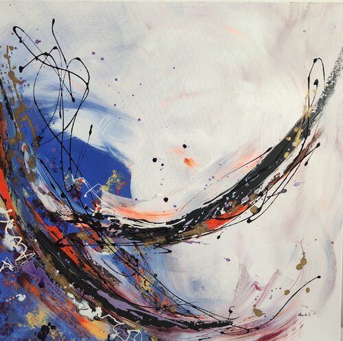La danse des Courants par Johanna Sanna, Peinture en vente sur Singulart