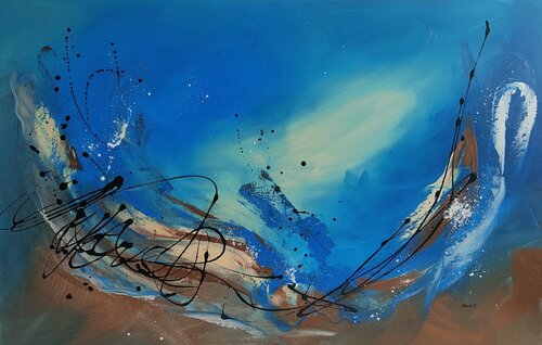 Éclosion Marine par Johanna Sanna, Peinture en vente sur Singulart