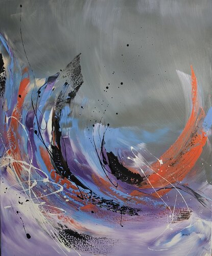 Vibration Astrale par Johanna Sanna, Peinture en vente sur Singulart