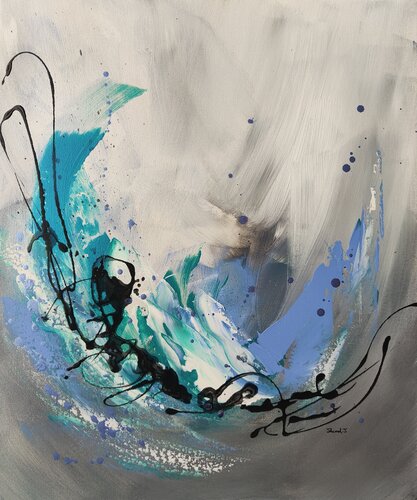 L'éveil de l'abysse par Johanna Sanna, Peinture en vente sur Singulart
