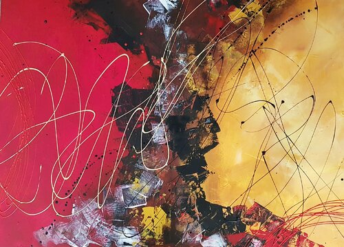 Double jeux par Johanna Sanna, Peinture en vente sur Singulart