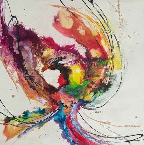 Prodigieux par Johanna Sanna, Peinture en vente sur Singulart