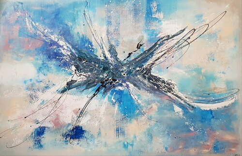 Blue Paradise par Johanna Sanna, Peinture en vente sur Singulart