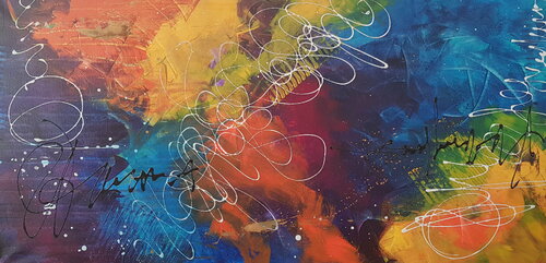 Enjoy 1 par Johanna Sanna, Peinture en vente sur Singulart