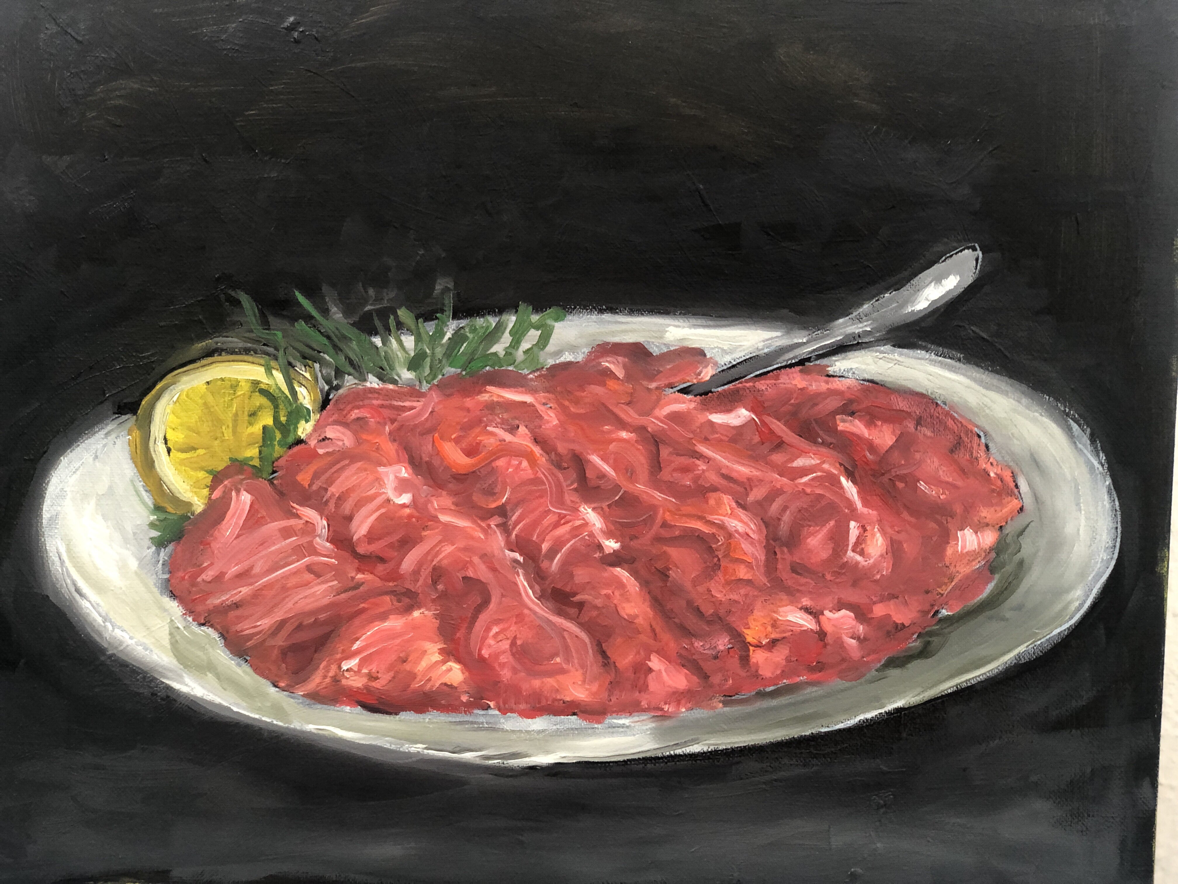 Thema lachs Gemälde