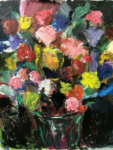 Flowers 4 von Anders Post, Malerei kaufen auf Singulart