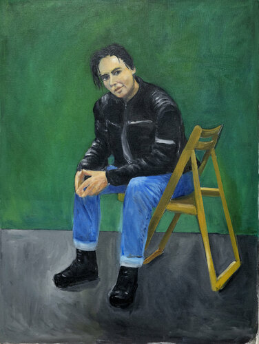 Rosie the photographer de Anders Post, Pintura a la venta en Singulart