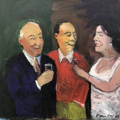 Salute by Anders Post, 회화 for Sale on Singulart