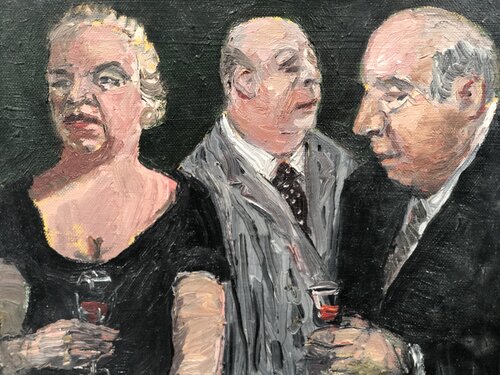 End of discussion by Anders Post, 회화 for Sale on Singulart